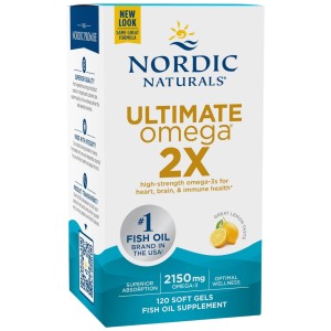 Ultimate Omega 2X 2150 mg - Лимон 120 Гел капсули | Nordic Naturals