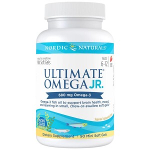 Ultimate Omega Junior 680 mg - Ягода 90 Гел капсули | Nordic Naturals