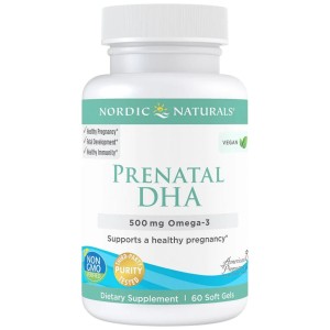 Vegan Prenatal DHA - 60 Гел капсули | Nordic Naturals