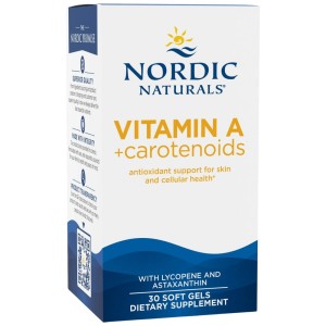 Vitamin A + Carotenoids - 30 Гел капсули | Nordic Naturals
