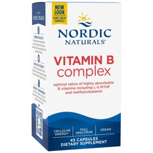 Vitamin B Complex - 45 капсули | Nordic Naturals