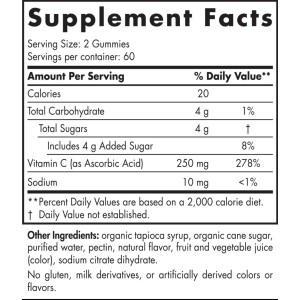Vitamin C Gummies Sport 250 mg - Мандарина 120 желирани бонбони