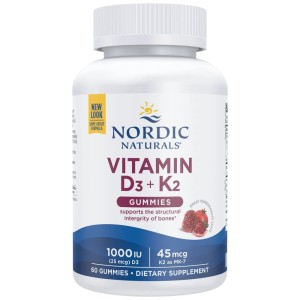 Vitamin D3 1000 IU + K2 45 mcg | Gummies - Нар 60 желирани бонбони