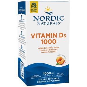 Vitamin D3 1000 IU - Портокал 120 Гел капсули
