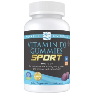 Vitamin D3 Gummies Sport 1000 IU - Боровинка 120 желирани бонбони