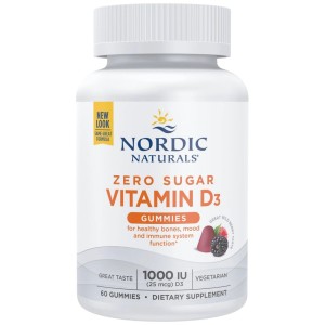 Vitamin D3 Zero Sugar 1000 IU - Горски плодове 60 желирани бонбони