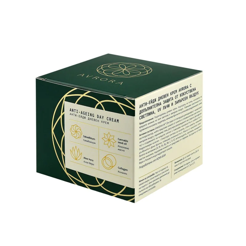 Avrora Anti-Ageing Day Cream 50 мл | Nova Cosmetics Avrora Anti-Ageing Day Cream 50 мл | Nova CosmeticsВъзраст 40+
За здрава и сияйна кожа
Намалява възпалението на кожата
Подобрява хидратацията и успокоява
Предпазва от вредното влияние на U Avrora Anti-Ageing Day Cream 50 мл | Nova Cosmetics Възраст 40+ За здрава и сияйна кожа Намалява възпалението на кожата Подобрява хидратацията и успокоява Предпазва от вредното влияние на UV лъчите A Avrora Anti-Ageing Day Cream 50 мл | Nova Cosmetics Въз
