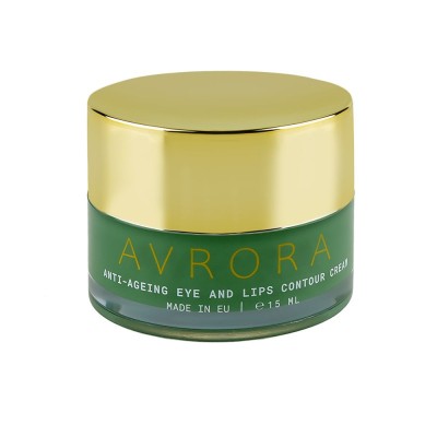 Avrova Anti-Ageing Eye & Lips Contour Cream 15 мл | Nova Cosmetics Подмладяващ крем за деликатната зона около очите и устните Видимо намалява бръчките и линиите под очите Стяга околоочния контур и придава Avrova Anti-Ageing Eye & Lips Contour Crea