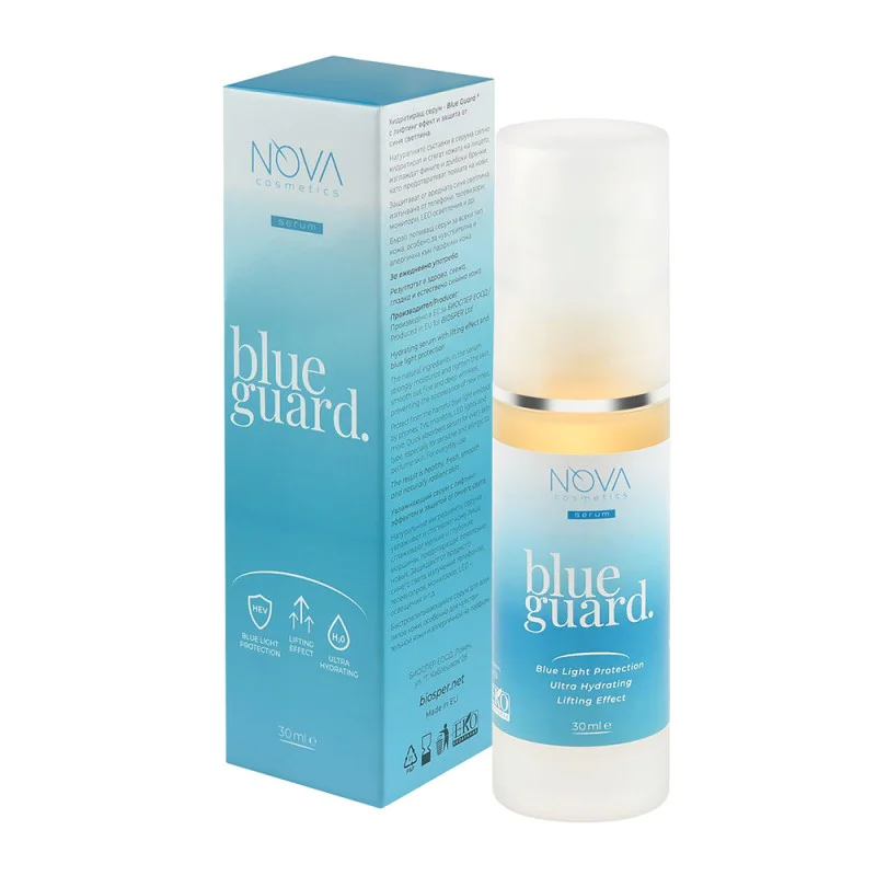 Blue Guard Лифтинг Серум с Пептиди 30 мл | Nova Cosmetics Blue Guard Лифтинг Серум с Пептиди 30 мл | Nova CosmeticsИзглажда кожата при появата на различни видове бръчки
Повишава стегнатостта и еластичността на кожата
Защитава кожата от вредната Blue Guard Лифтинг Серум с Пептиди 30 мл | Nova Cosmetics Изглажда кожата при появата на различни видове бръчки Повишава стегнатостта и еластичността на кожата Защитава кожата от вредната синя светлина, излъч Blue Guard Лифтинг Серум с Пептиди 30 мл | Nov