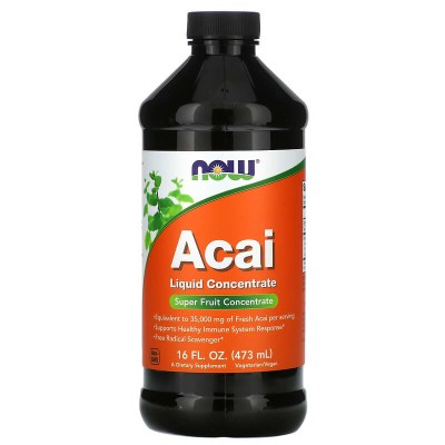 Acai Liquid Concentrate 473 мл | Now Foods