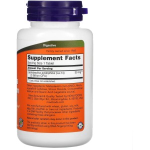 Acidophilus Three Billion 180 таблетки | Now Foods Acidophilus Three Billion 180 таблетки | Now Foods