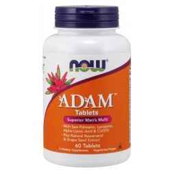 Витамини ADAM Male Multi 60 таблетки | Now Foods
