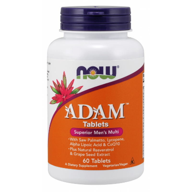 Витамини ADAM Male Multi 60 таблетки | Now Foods