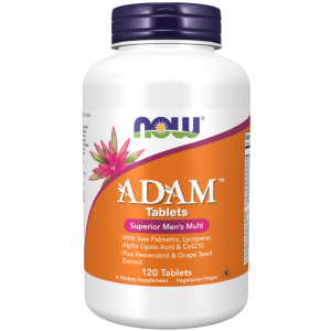 Витамини ADAM Male Multi 120 таблетки | Now Foods