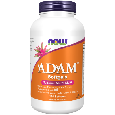 ADAM Superior Mens Multiple Vitamin 180 гел-капсули | Now Foods ADAM Superior Mens Multiple Vitamin гел-капсули | Now FoodsСъдържат Сао Палмето, растителни стероли, ликопен, Витамини, Минерали и CoQ10
Удобни и лесни за преглъщане гел-капсули
Хр ADAM Superior Mens Multiple Vitamin гел-капсули | Now Foods Съдържат Сао Палмето, растителни стероли, ликопен, Витамини, Минерали и CoQ10 Удобни и лесни за преглъщане гел-капсули Хранителна добавка ADAM ADAM Superior Mens Multiple Vitamin гел-капсули | No