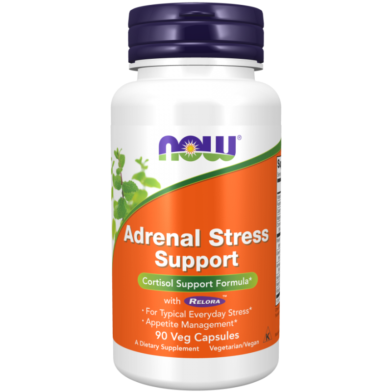 Adrenal Stress Support with Relora 90 веге капсули | Now Foods