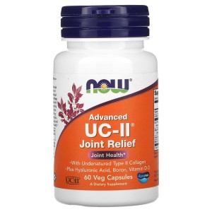 Advanced UC-II Joint Relief 60 веге капсули | Now Foods