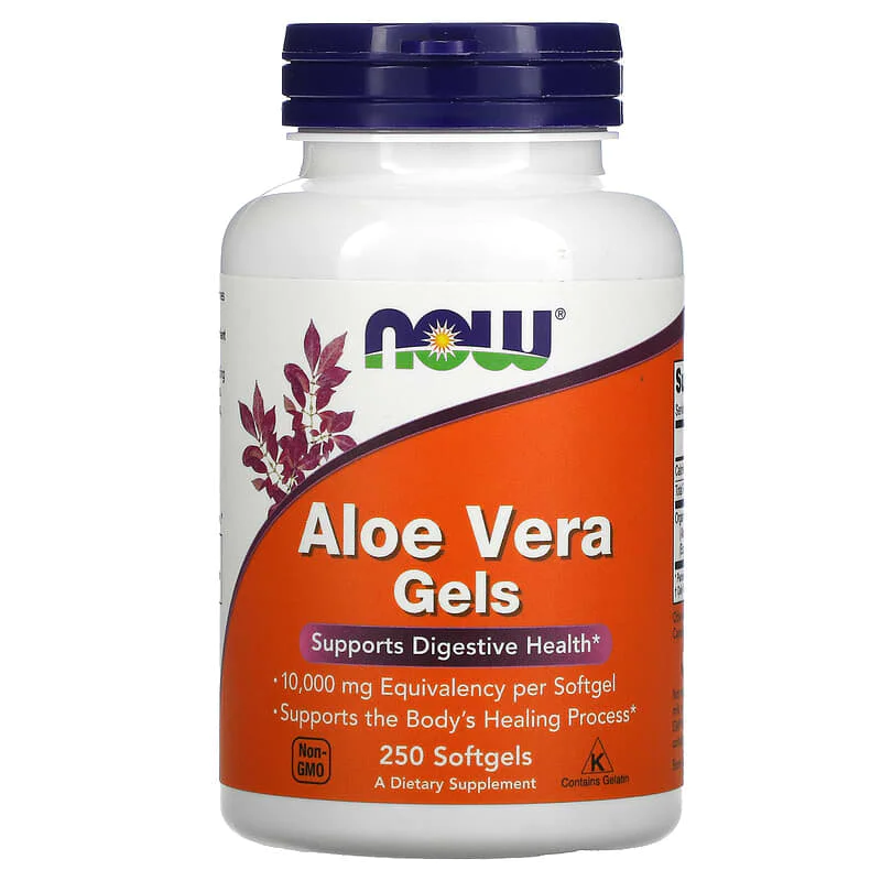Алое Вера 10000 мг 250 дражета | Now Foods Алое Вера 10000 мг 250 дражета | Now Foods