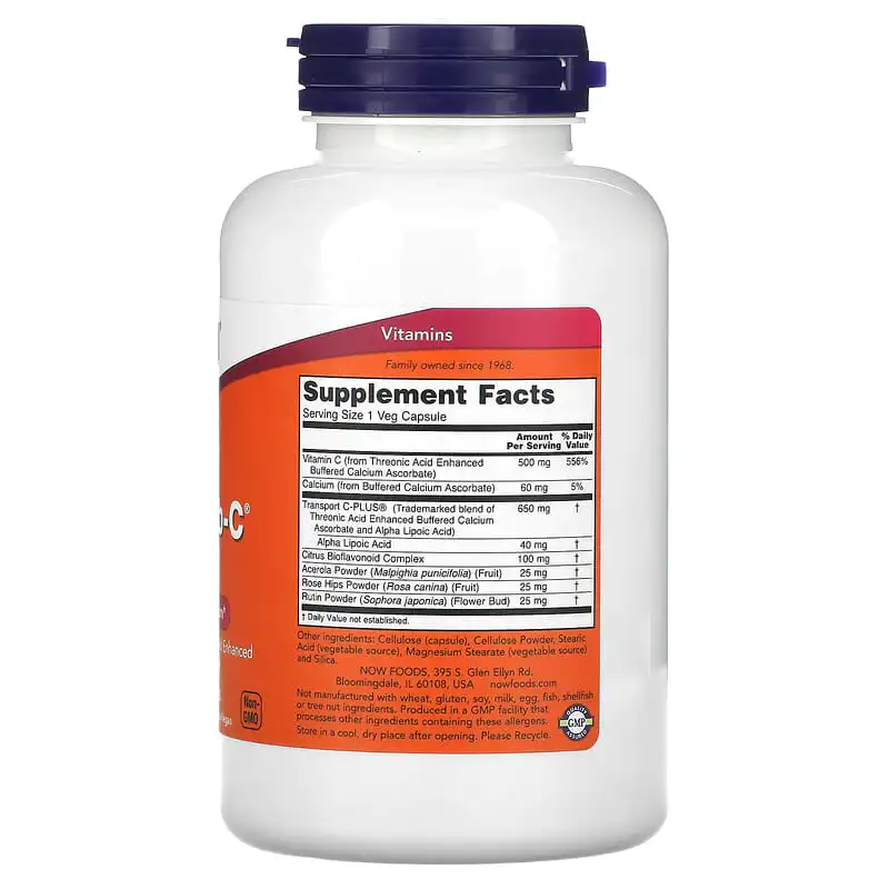 AlphaSorb-C 500 180 веге капсули | Now Foods AlphaSorb-C 500 180 веге капсули | Now Foods