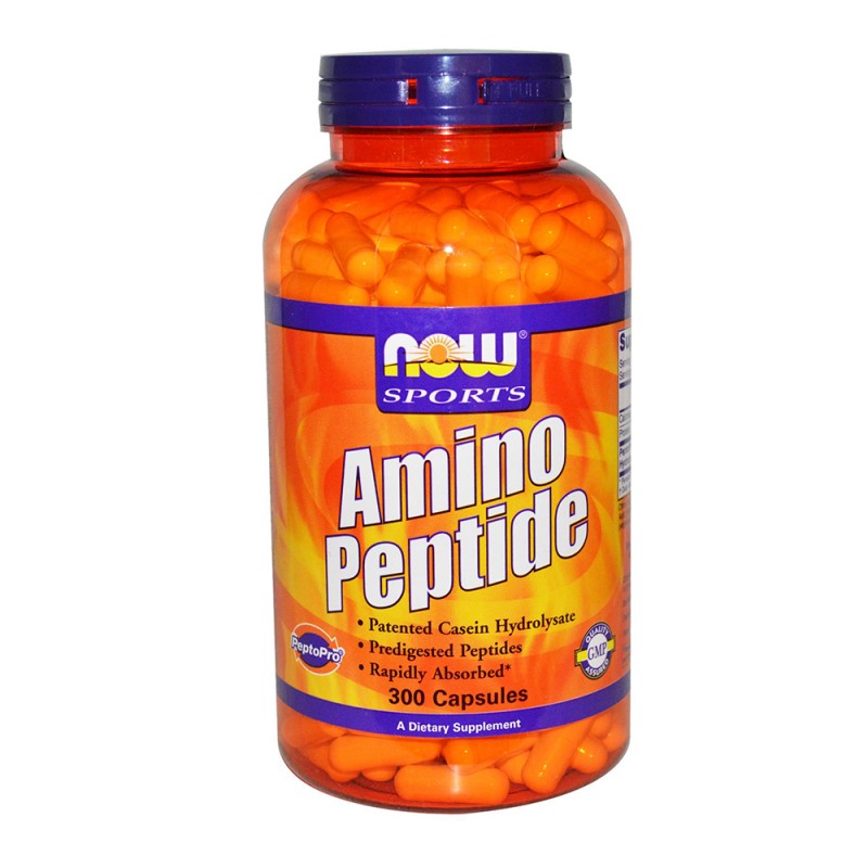 Amino Peptide 400 мг 300 капсули | Now Foods