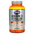 Arginine & Citrulline 240 веге капсули | Now Foods Arginine & Citrulline 240 веге капсули | Now Foods
