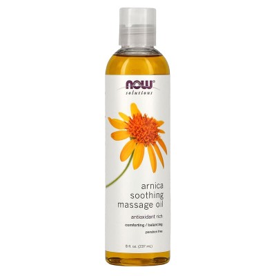 Arnica Soothing Massage Oil 237 мл | Now Foods