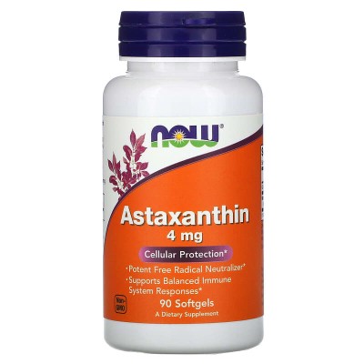 Astaxanthin 4 мг 90 гел-капсули | Now Foods