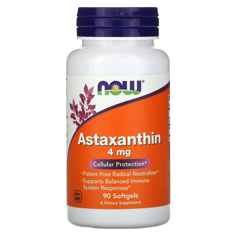 Astaxanthin 4 мг 90 гел-капсули | Now Foods