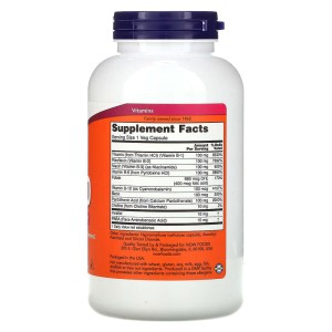 B-100 250 вегетариански капсули | Now Foods