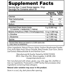 BCAA BIG 6 600 гр | Now Foods