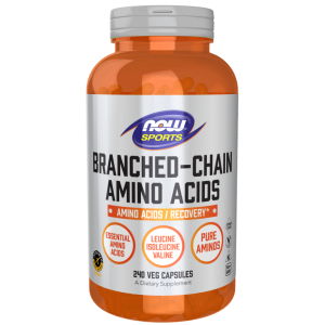 BCAA 240 капсули | Now Foods