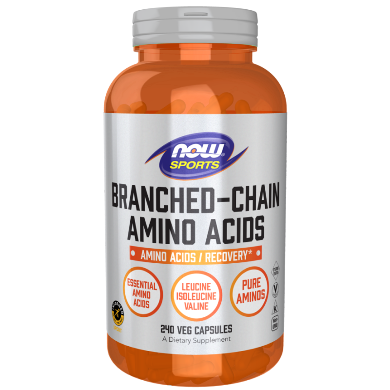 BCAA 240 капсули | Now Foods