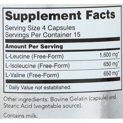 BCAA 60/120/240 капсули | Now Foods Увеличава анаболните процеси чрез стимулиране на mTOR киназата Намалява усещането за умора след тренировка Осигурява изграждащ блок за мускулите Правилното съотношение н BCAA 60/120/240 капсули | Now Foods Увеличава ана