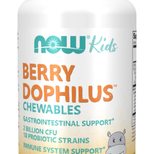 Berry Dophilus 60 дъвчащи таблетки | Now Foods