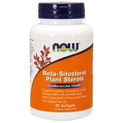 Beta-Sitosterol Plant 90 гел-капсули | Now Foods Beta-Sitosterol Plant 90 гел-капсули | Now Foods