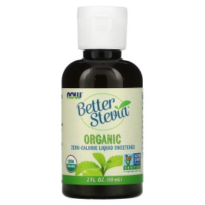 Better Stevia Organic Liquid 59 мл | Now Foods