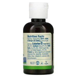 Better Stevia Organic Liquid 59 мл | Now Foods
