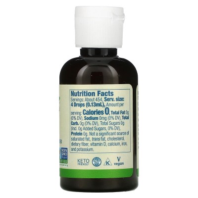 Better Stevia Organic Liquid 59 мл | Now Foods