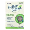 Better Stevia Organic 75 пакета | Now Foods