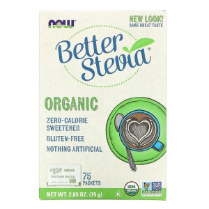 Better Stevia Organic 75 пакета | Now Foods Better Stevia Organic 75 пакета | Now Foods