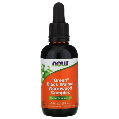 Черен Орех и Пелин Black Walnut Wormwood Complex 59 мл | Now Foods Черен Орех и Пелин Black Walnut Wormwood Complex 59 мл | Now Foods