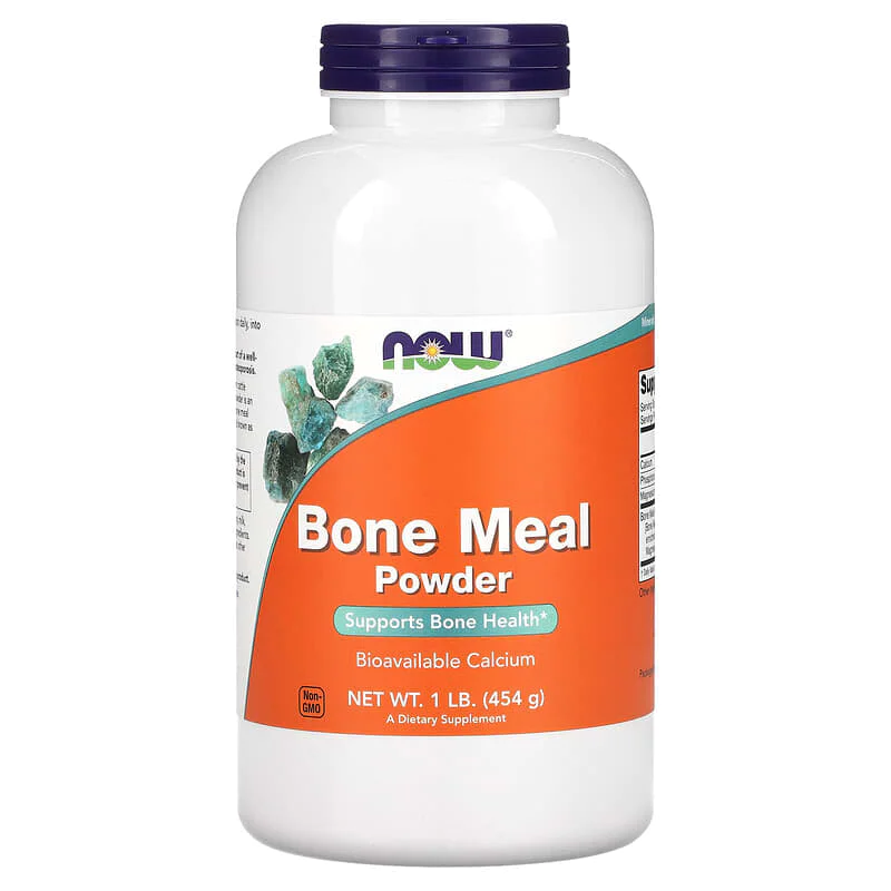 Bone Meal Powder 454 гр | Now Foods Bone Meal Powder 454 гр | Now Foods