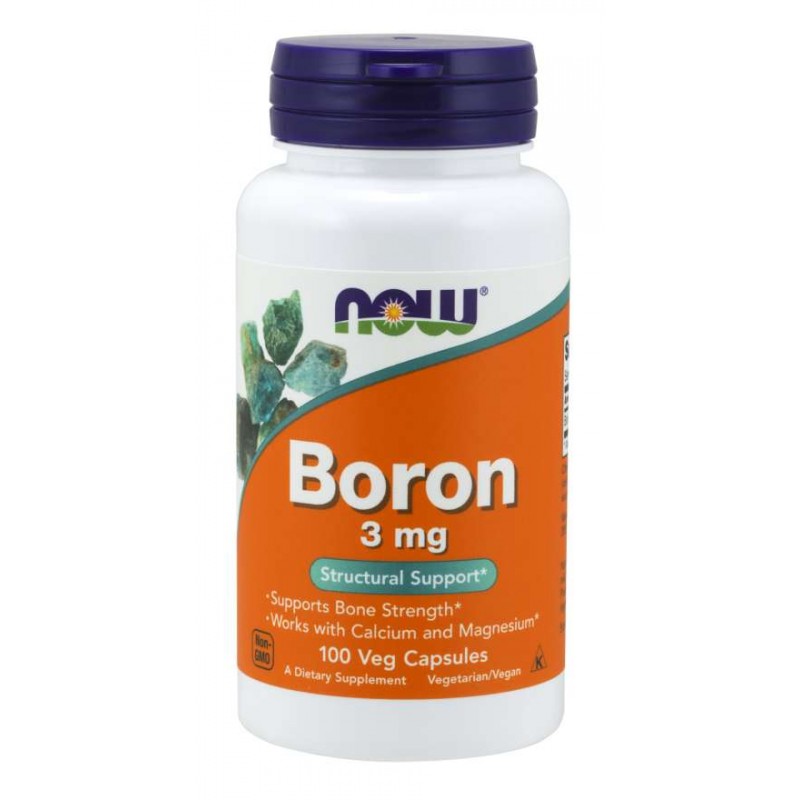 Бор (Boron) 3 мг 100 веге капсули | Now Foods