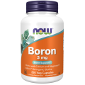 Бор (Boron) 3 мг 250 веге капсули | Now Foods Понижава холестерола Използва се за облекчение на артрита Повишава плътността на костите Укрепва ставите Бор е минерал, който е много важен за организма Бор (Boron) 3 мг 250 веге капсули | Now Foods Понижава х