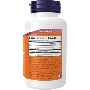 Brain Attention 60 дъвчащи таблетки | Now Foods