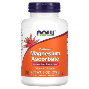 Buffered Magnesium Ascorbate Vitamin C Powder 227 гр | Now Foods