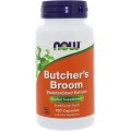 Butcher's Broom 100 капсули | Now Foods