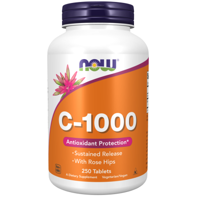 Витамин C 1000 мг таблетки с Удължено освобождаване (Sustained Release) | Now Foods e продукт с най-изгодна цена, е незаменим помощник в борбата с инфекциозните заболявания като настинка, грип и много д Витамин C 1000 мг таблетки с Удължено освобождаване 
