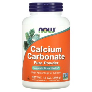 Calcium Carbonate Powder 340 гр | Now Foods