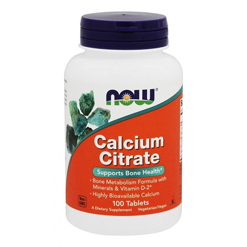 Калций Calcium Citrate 300 мг 100 таблетки | Now Foods